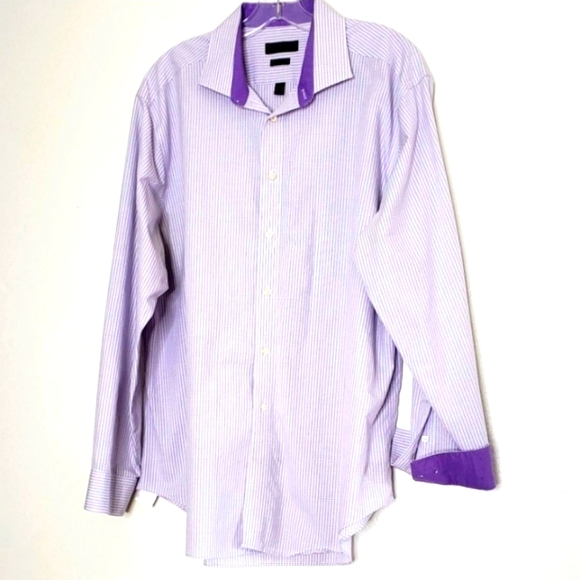 Calvin Klein Slim Fit No Iron Mens Classic Dress Shirt Office Preppy Spring - Picture 1 of 13